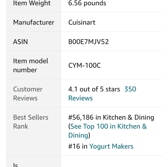 Cuisinart yogurt maker - Picture 7 of 7